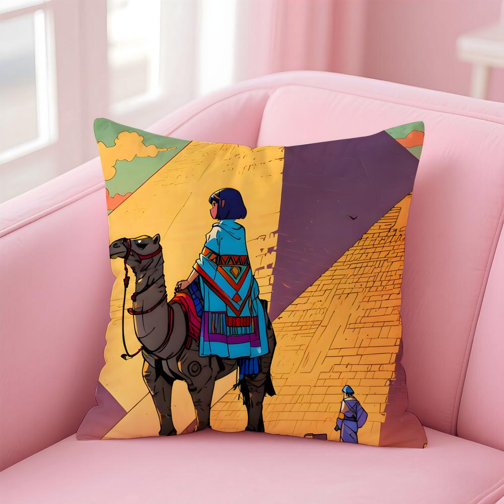 

Epic Spiritual Fashion TThe Prince Of EgyptS Cushion Cover Pillowcase Short Plush Invisible zipper Room Sofa Cushion Cover 30X30cm