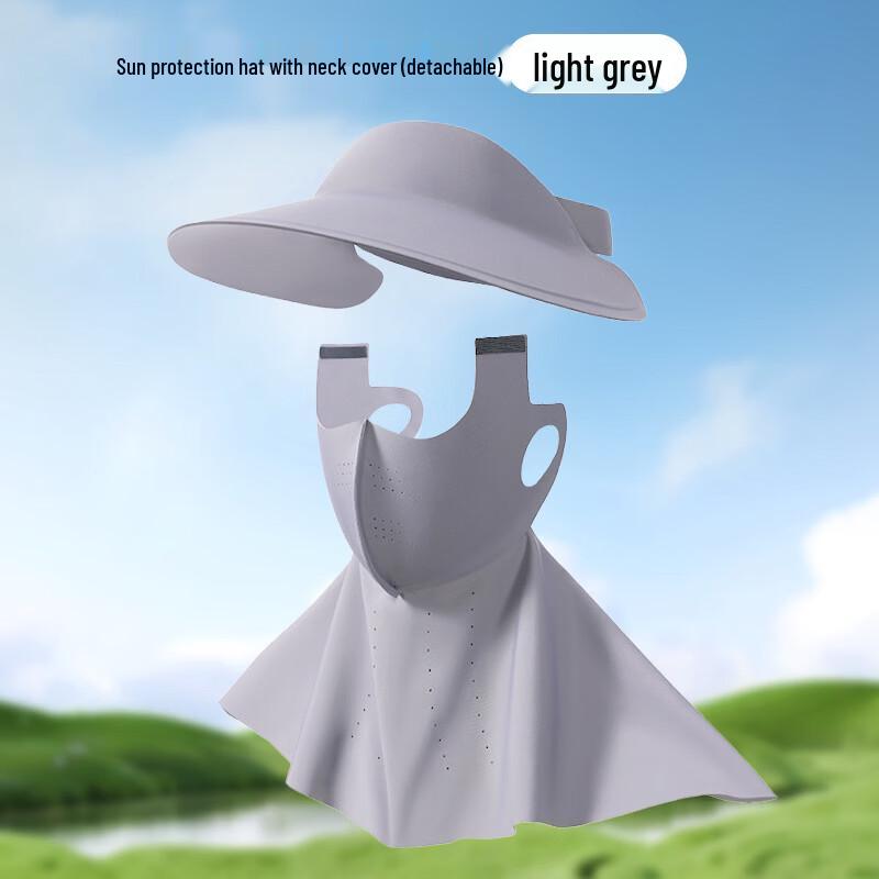 Tri-polar Summer UV Protection Face Mask with Detachable Visor