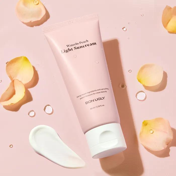 BONE UGLY WATERIN PEACH LIGHT SUN CREAM 60ml