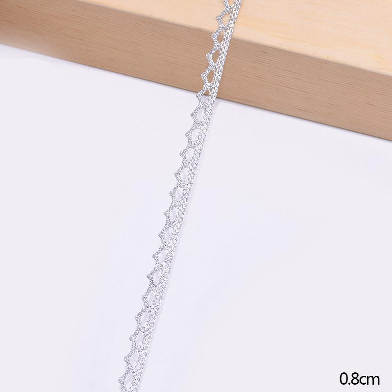 5/10Yards White Cotton Embroidered Lace Trim Ribbons Fabric DIY Handmade Craft Clothes Sewing Accessories Supplies