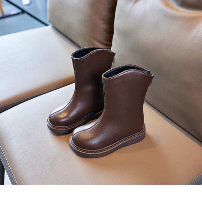 New autumn and winter girls boots velvet girls cotton shoes baby boots high top shoes