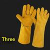 1 Pair 40cm Safety Work Labor Glove Welding Gloves Heat Cut Resistant Insulated Custom Design Welding Leather Gloves