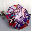 1pc Outdoor Umbrella with Anime Character Design - Automatic Opening/Closing, Portable Tri-Fold Design, 8-Rib Iron Frame - Perfect Gift for Fans,