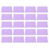 20pcs Binding Presentation Covers PP Plastic Frosted Waterproof Removable Paper Binding Covers for Documents