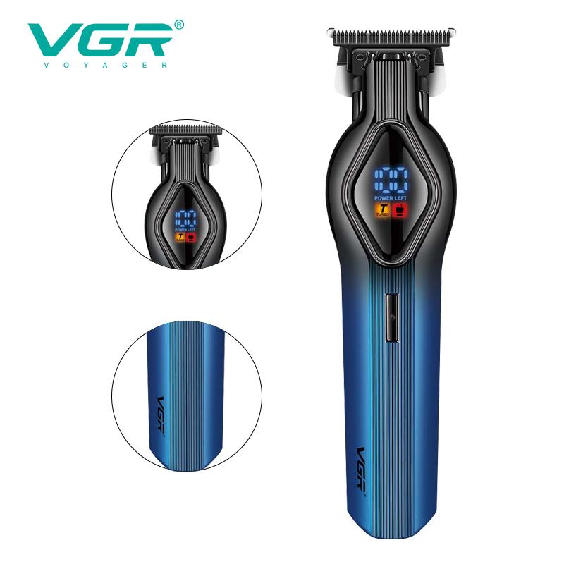 Original VGR V-921 Long Life Hair Trimmer Powerful Power Hair Salon Hair Trimmer Set for Men Hair Trimmer with LED Digital Display Home Razor Shaver