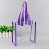 Brand New PVC Clear Tote Bag Handle Transparent Waterproof Storage Bag Plastic Jelly Bag Gift Transparent Shopping Bags