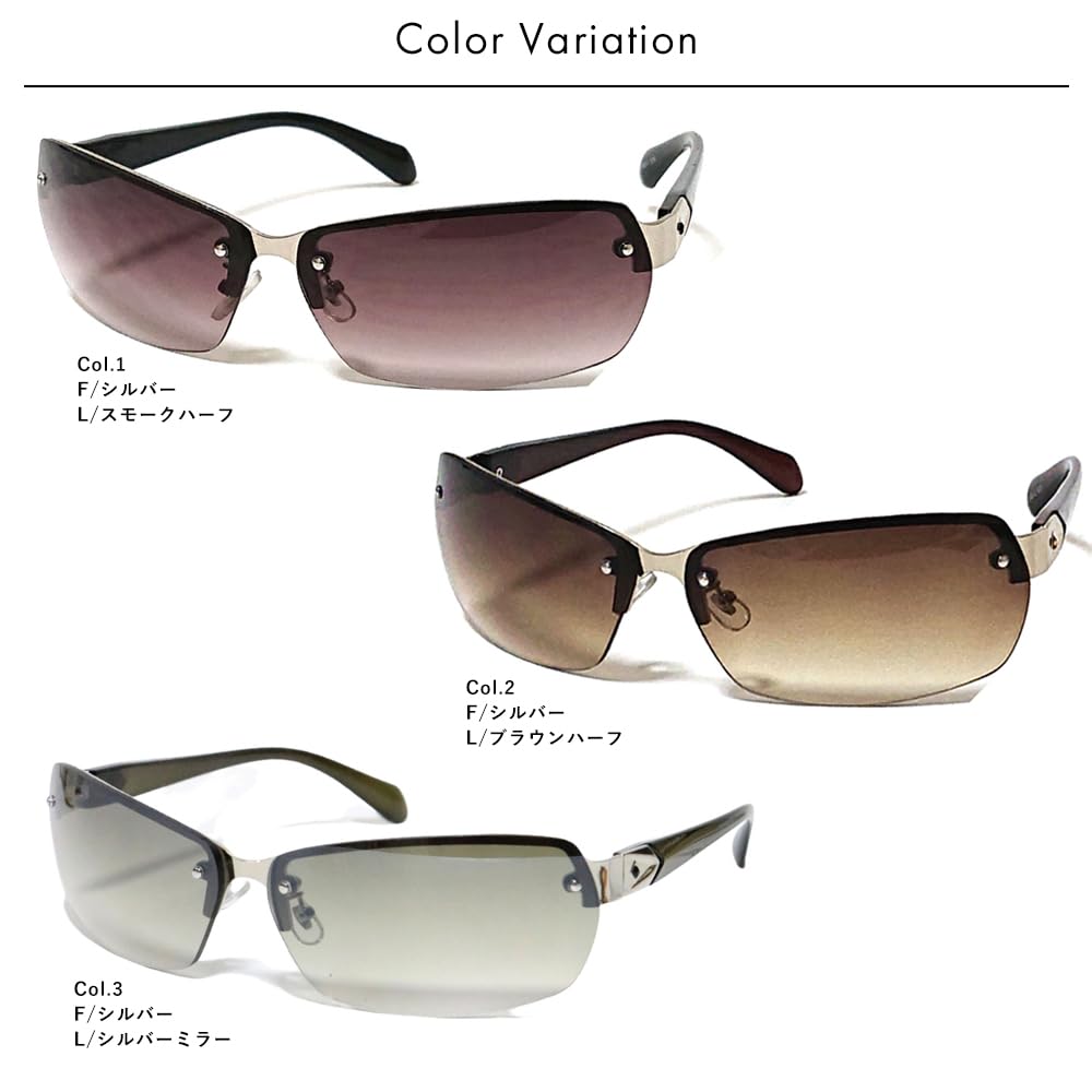 Silver x Smoke Half Thin Tough and Easy on the Fully Colored Tough Slightly [FashionBerry] 1. Sunglasses, Frame, Brilliant, Eyes, Redesigned,