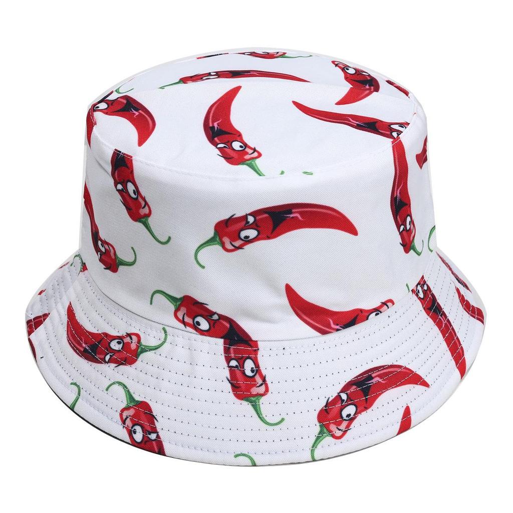 2026 Lemon Pattern Reversible Bucket Hat for Men & Women – Summer Sun Protection
