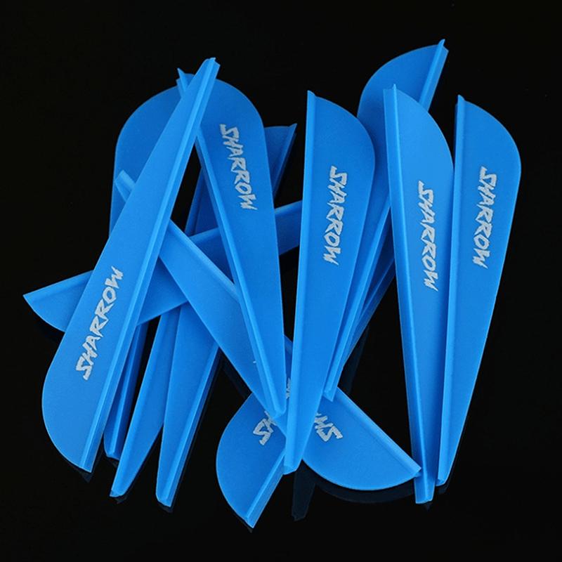 50Pcs 3 Inch Archery Arrow Feather Feather Rubber Vanes Fletching For Aluminum Fiberglass Carbon Arrow Shaft Accessories