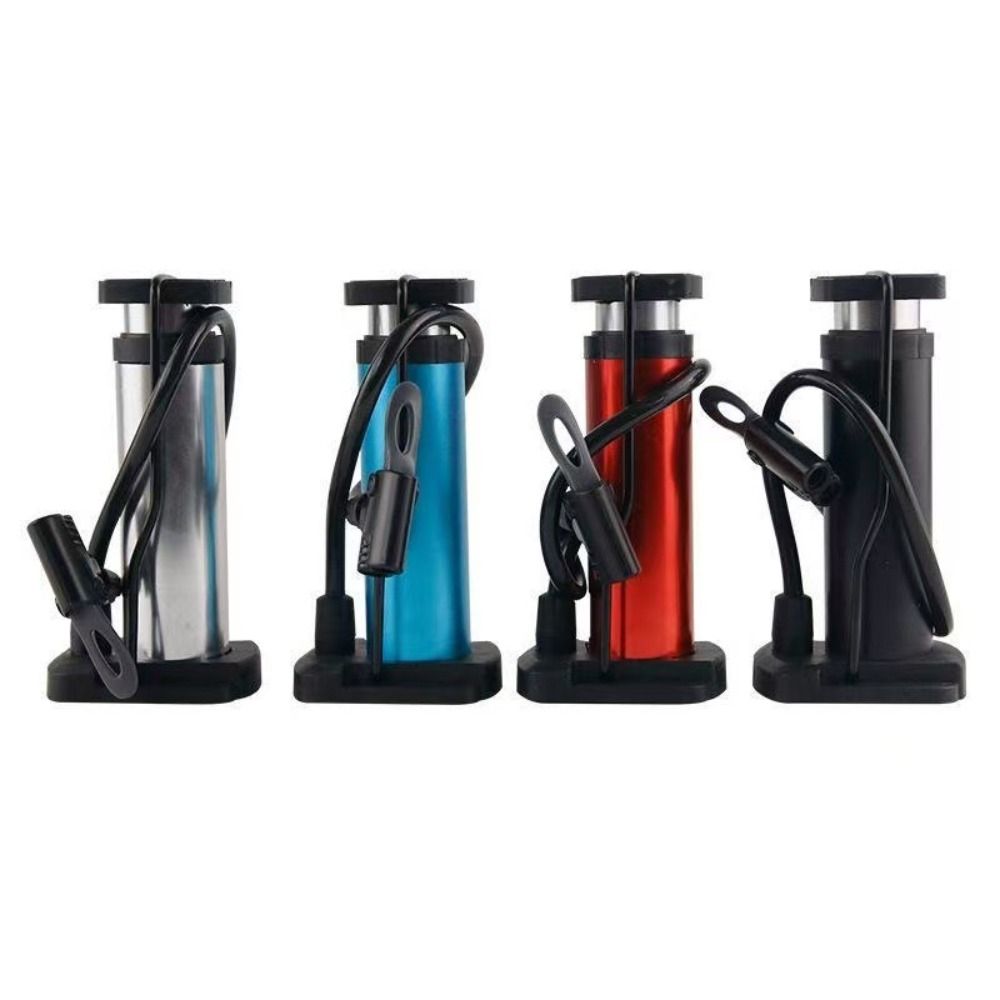 Aluminium Zinc Zinc Alloy Bicycle Inflator Pump Mini Bike Foot Pump Effortless Biking Air Pump Motorcycle