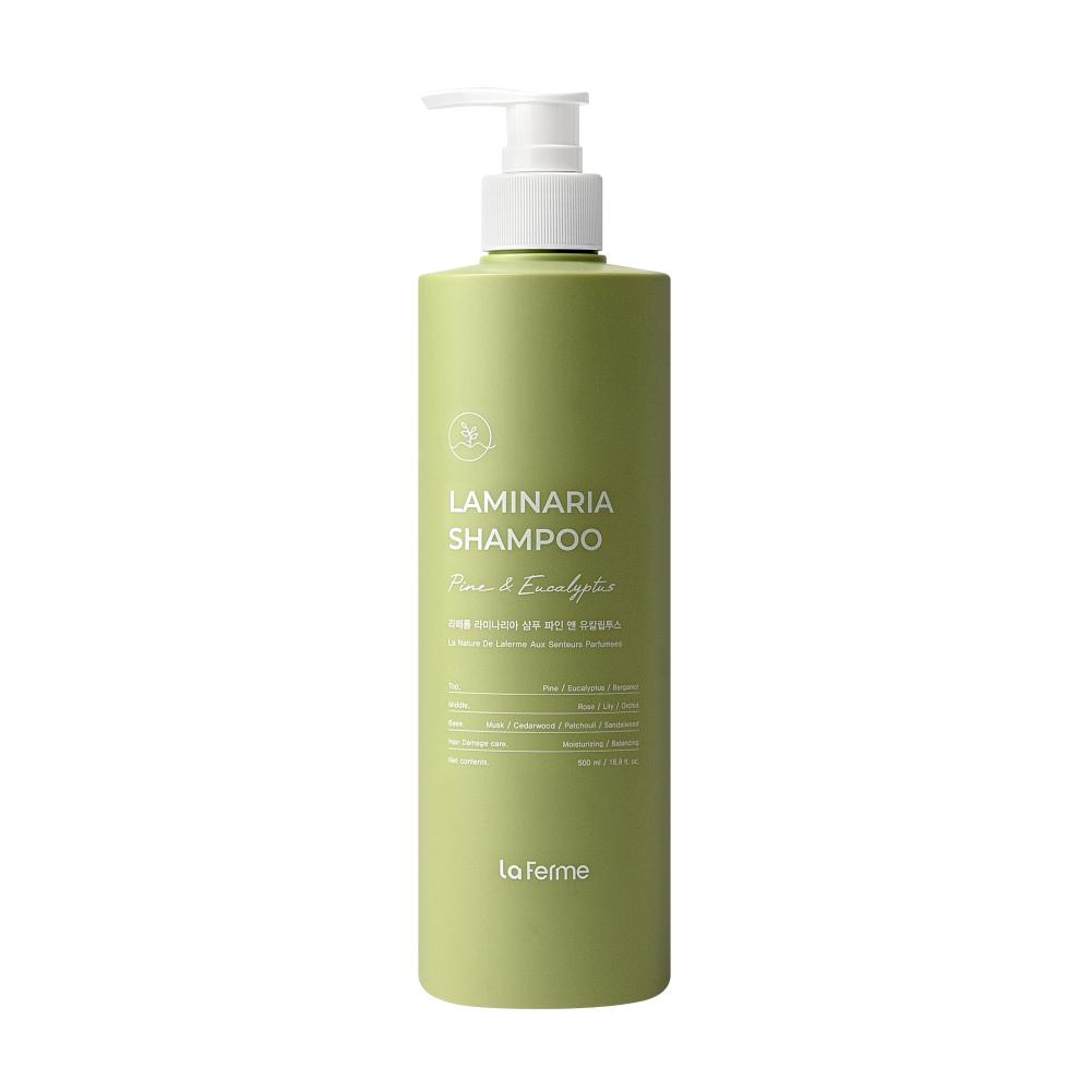 LAFERME - Laminaria Shampoo Regenerierendes Haarshampoo mit Algen Kiefer & Eukalyptus, 500 ml