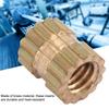 100pcs Precision Heat Set Inserts Female Thread Brass Embedment Nuts For Plastic Materials
