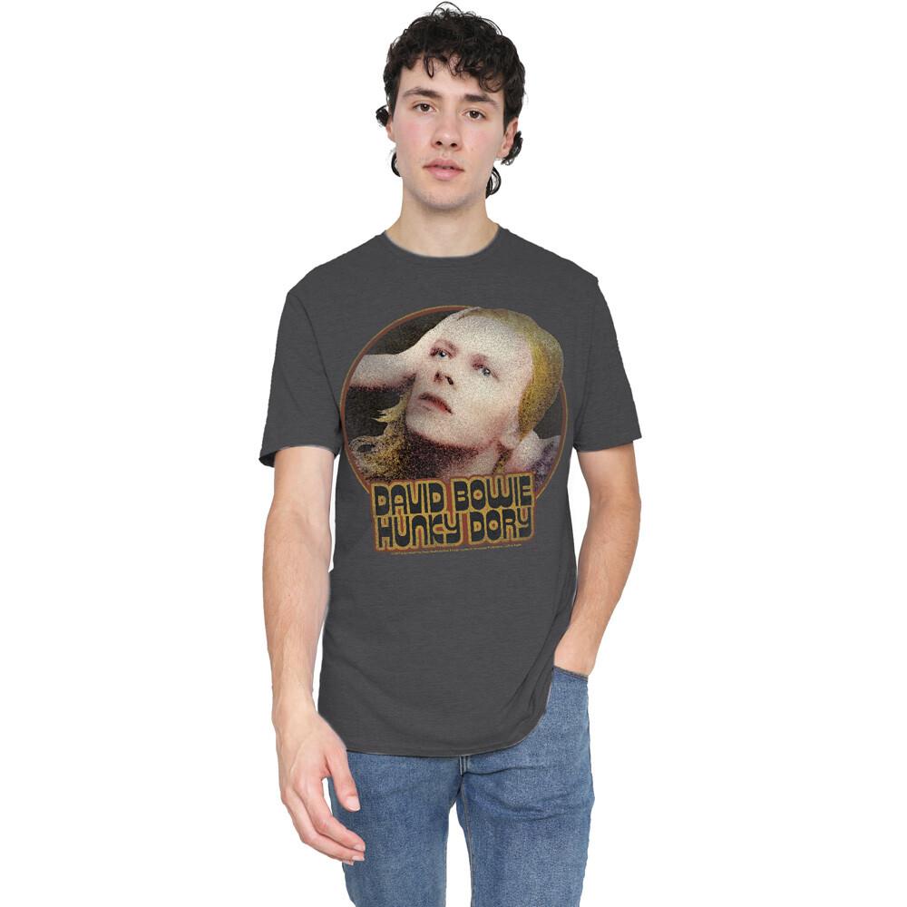 

David Bowie Hunky Dory Круглая футболка S-2XL-Угольный Унисекс футболка M