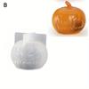 1PC 3D Halloween Pumpkin Silicone Mold DIY Candle Making Supplies Resin Soap Gift Mould Home Decor