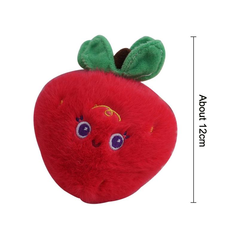 Kreative Simulation Obst Plüsch Spielzeug Anhänger Niedlichen Cartoon Obst Keychian Exquisite Rucksack Dekoration Zubehör Geburtstag Geschenke