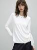 Women's Irregular Long-Sleeve Tie-Up Shirt - Autumn 2025