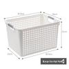 Kappabear Nordic Tall Large Hollow Storage Basket Set (5-Pack)