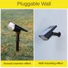 ZK40 Solar LED Light Adjustable Solar Spotlight Ground IP65 Waterproof Landscape Wall Lamp Outdoor Lighting Lawn Lights
