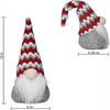 Christmas Gnomes Plush Decorations, Set Of 3 Handmade Swedish Gnomes Tomte, Scandinavian Santa Gnomes Elf