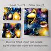 Planets and Stars. Bedding Duvet Cover Sets Duvet Covers Pillowcases Gifts (1 * Duvet Cover 2 * Pillowcases, Without Duvet Insert)