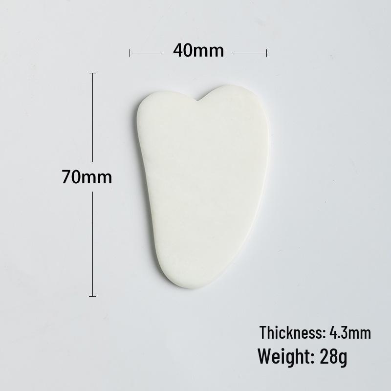Double-Headed Jade Gua Sha Roller and Massager for Face and Neck