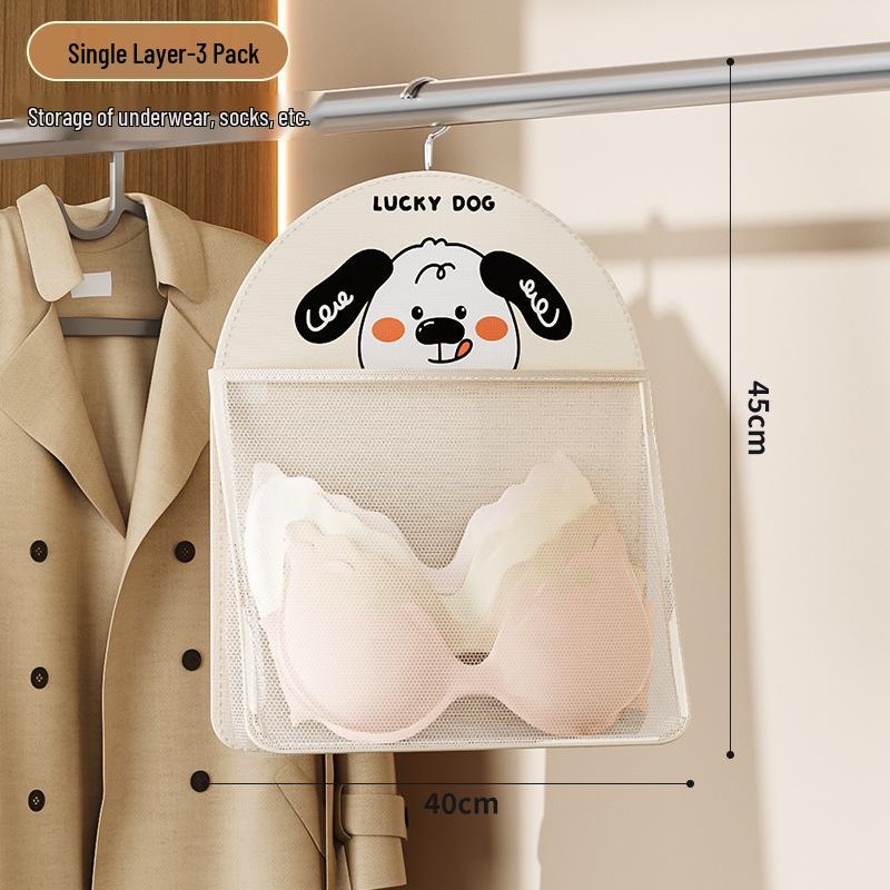 Hanging Mesh Pocket Organizer for Underwear & Socks