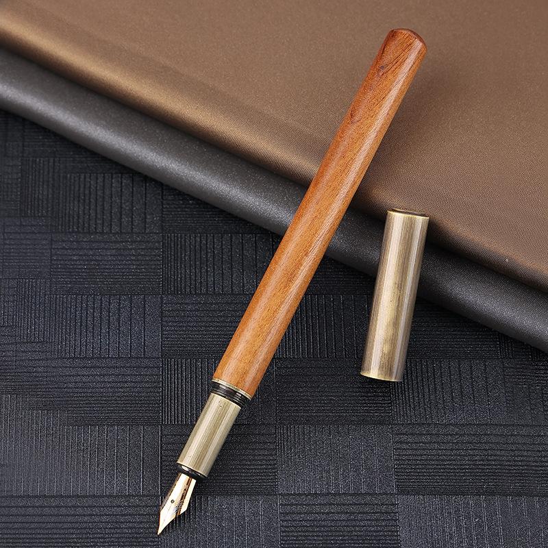 Brass Retro Sandalwood Pen, Brass Sandalwood Business Pen Signature Pen, Advertising Pen