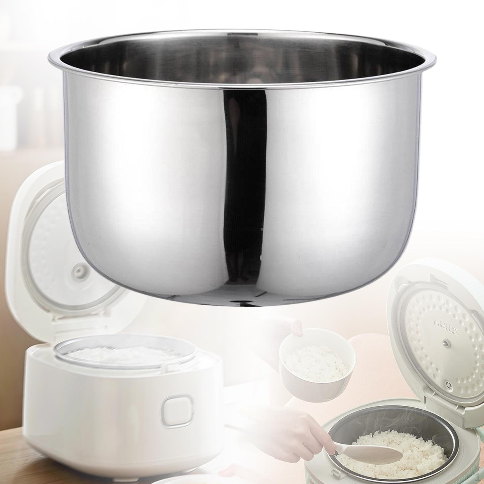 

Электрическая плита Внутренний горшок Контейнер для риса Многоцелевой утолщенный из нержавеющей стали 4L