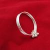 Three Lives Three Worlds White Copper Bracelet with Engraved "520" Bell - New Style Gift for Girlfriend