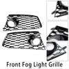 Pár Mřížek Krytů Rámů Mlhových Světel Předního Nárazníku Pasuje na RS7 2014-2018