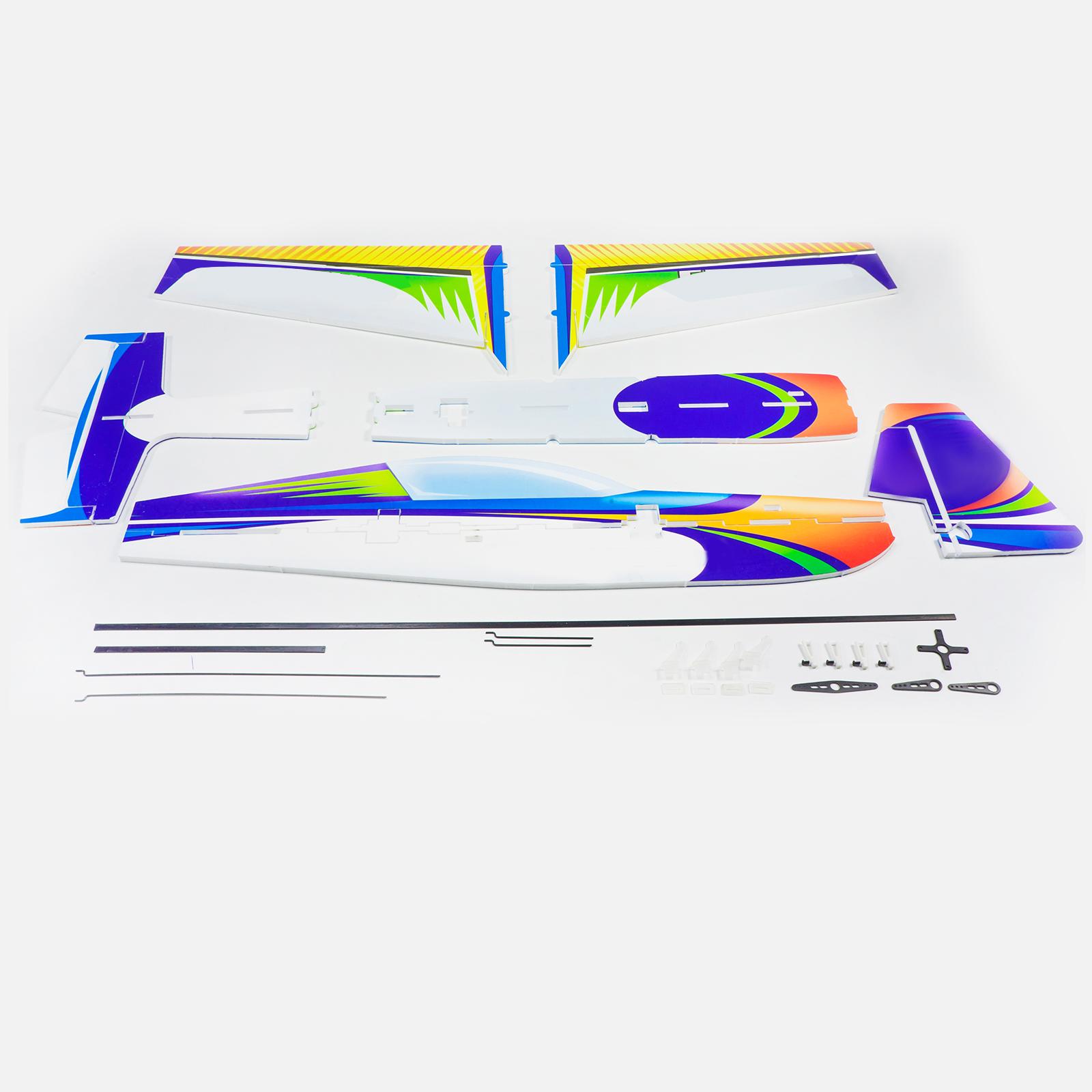 

RC Airplane PP Aircraft 710mm Wingspan Outdoor Toys for Kids Boys Assembly Model