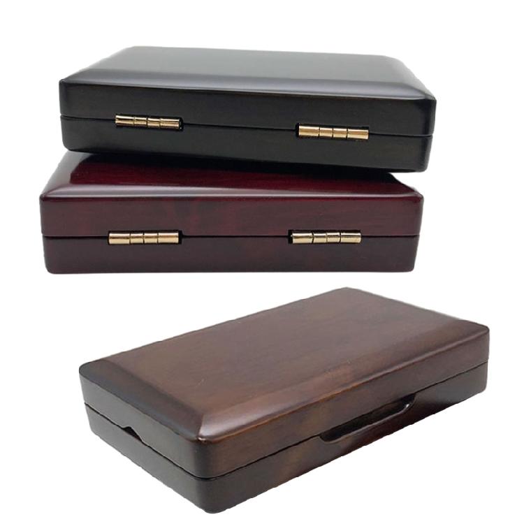 Portable Suona Reed Carrying Case Maple Wood Reed Storage Box Suona Reed Container Wind Instrument Accessories