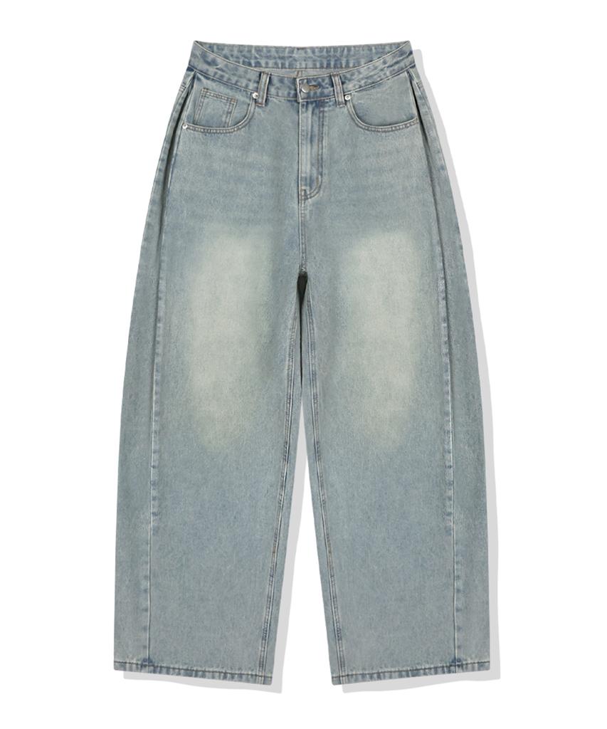 ULIFEZIP Teen Side Pintuck Denim Women'S Washed Pants 6 Colors [Ulzd_0010] (B Type)