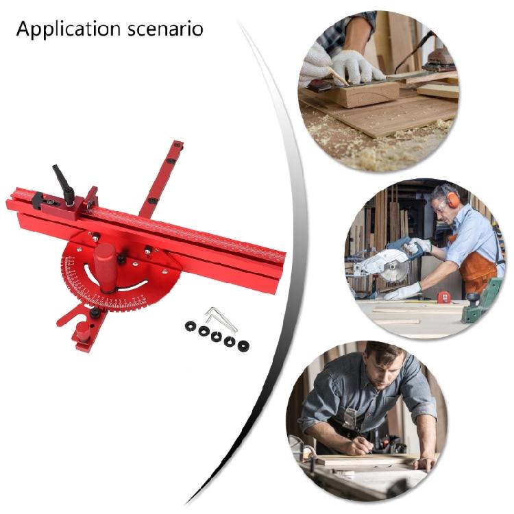 Table Sawing Miter Gauges Extension Fence Systems Aluminum Miter Extension Fence Telescoping Fence Flip Stop Track Stop