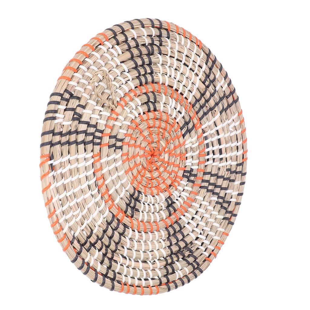 Isolieruntersetzer Nordische Strohgeflecht-Platzsets Hitzebeständige Untersetzer Homestay Wanddekorationen