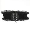 Fashion Lace Stretch Belts for Women for Wedding Dress Wide  Elastic Female Waistband Belts