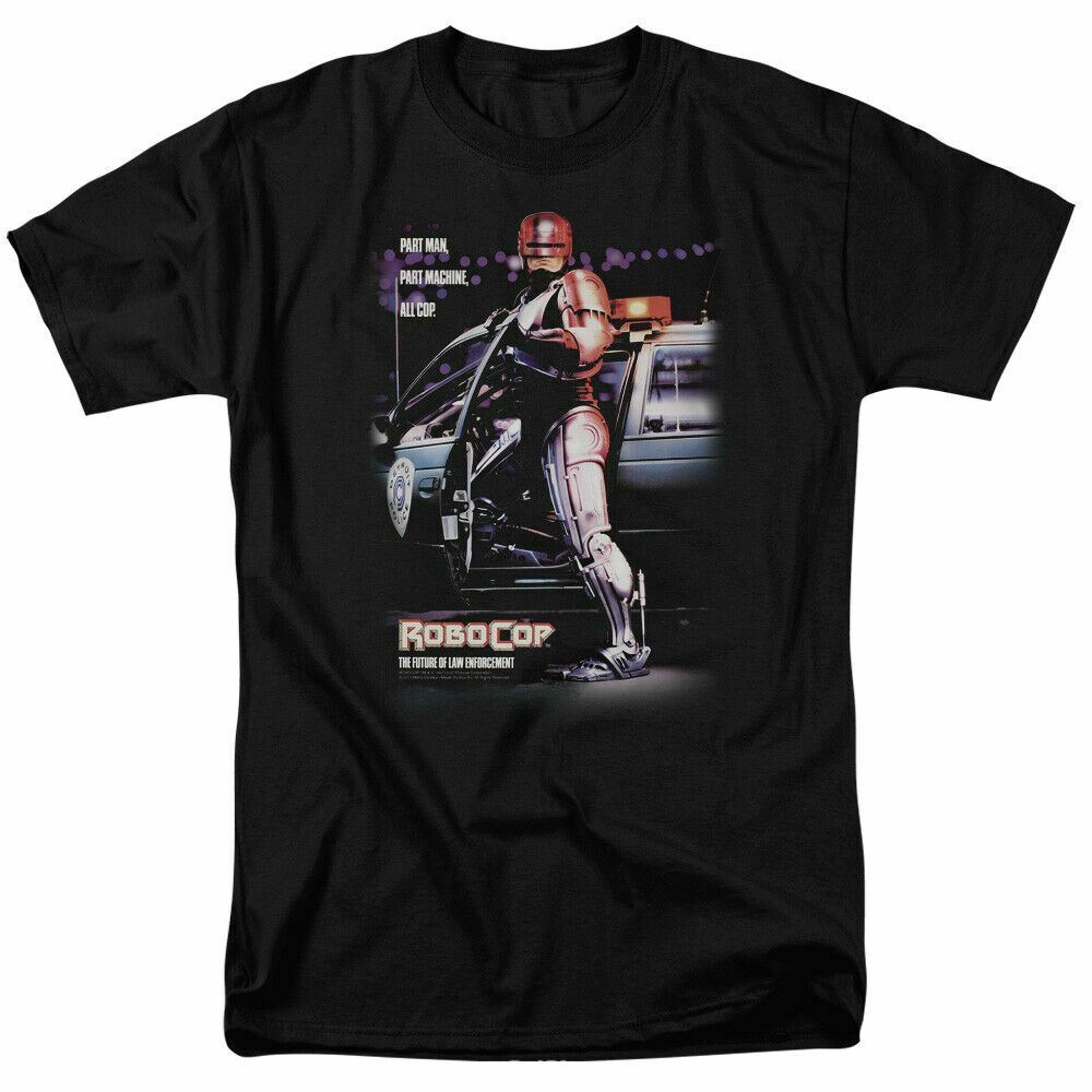 26 Robocop Poster T Shirt Mens Licensed Police Movie Tee Black Unisex T-Shirt XXL