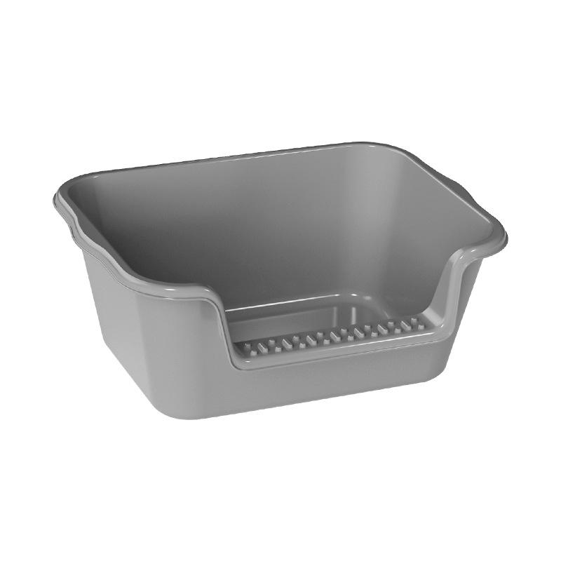 Pipitao's original open deep cat litter basin with shovel, large-capacity simple cat excrement basin, anti-splash cat supplies