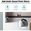 Tiga 2 Pieces Bathtub Shower Splash Guard, Bathroom Bath Tub Splash Guards with 3M Super Viscose, Perfectly Matched to Shower Curtain Weights