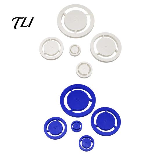 Pottery Wheel Accessories 5Pcs/Set Foot Ring Tools, Clay Base Aligner, Ceramic Crafting Equipment Molder for Bowls And Mugs, DIY Projects