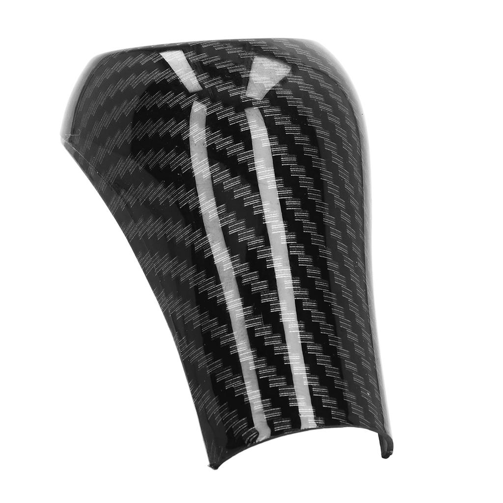 Gear Shifting Lever Knob Cover Carbon Fiber Style Shifter Head Decal Sticker Replacement for Mercedes‑Benz A‑Class
