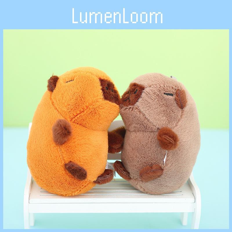 Adorable Capybara Plush Keychain Soft And Cute Cross-border Bag Charm