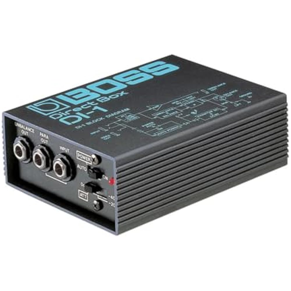 

BOSS BOSS Direct Box DI-1 Auto Power Off 3-Stage Attenuator Switch Stage/Studio/Sound Site