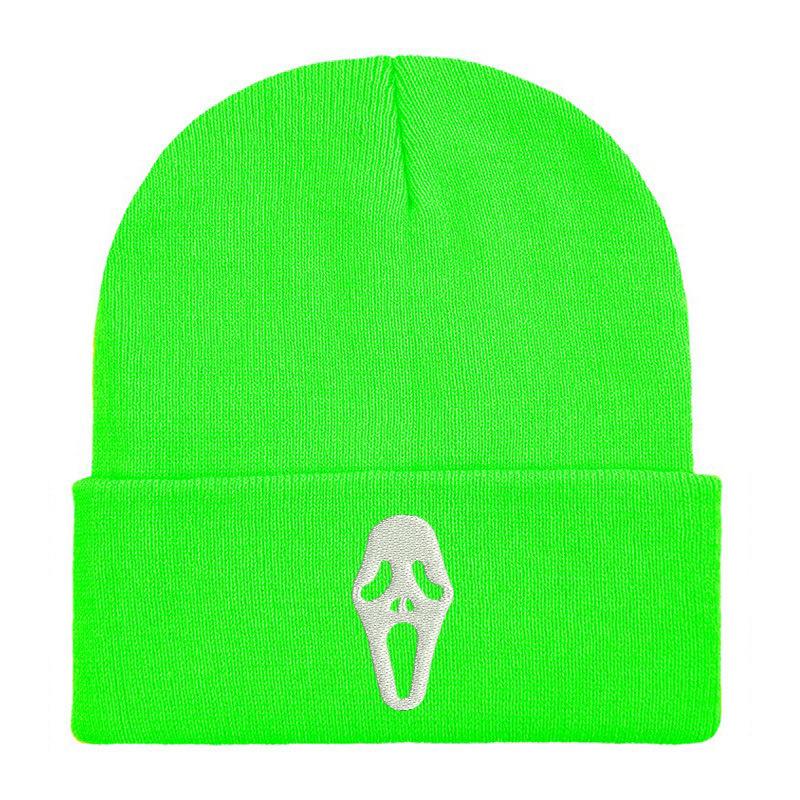 Hot-selling scream killer mask knitted hat autumn and winter fashion trend couple wool hat
