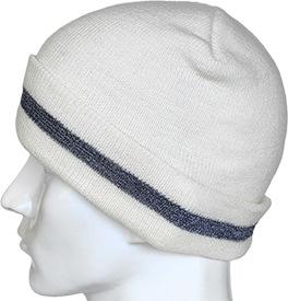 High Visibility Safety Beanie Reflective Knit Ribbed Hats Warm Winter Bonnets for Night Running Hiking Cycling