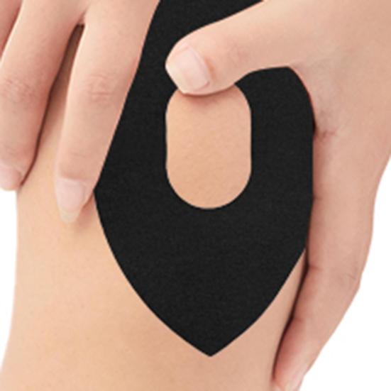 20Pcs Precut Kinesiology Knee Tape Knee Pain Relief Support Elastic Athletic Kinetic Knee Strip Waterproof Breathable Knee Stability Knee Patch