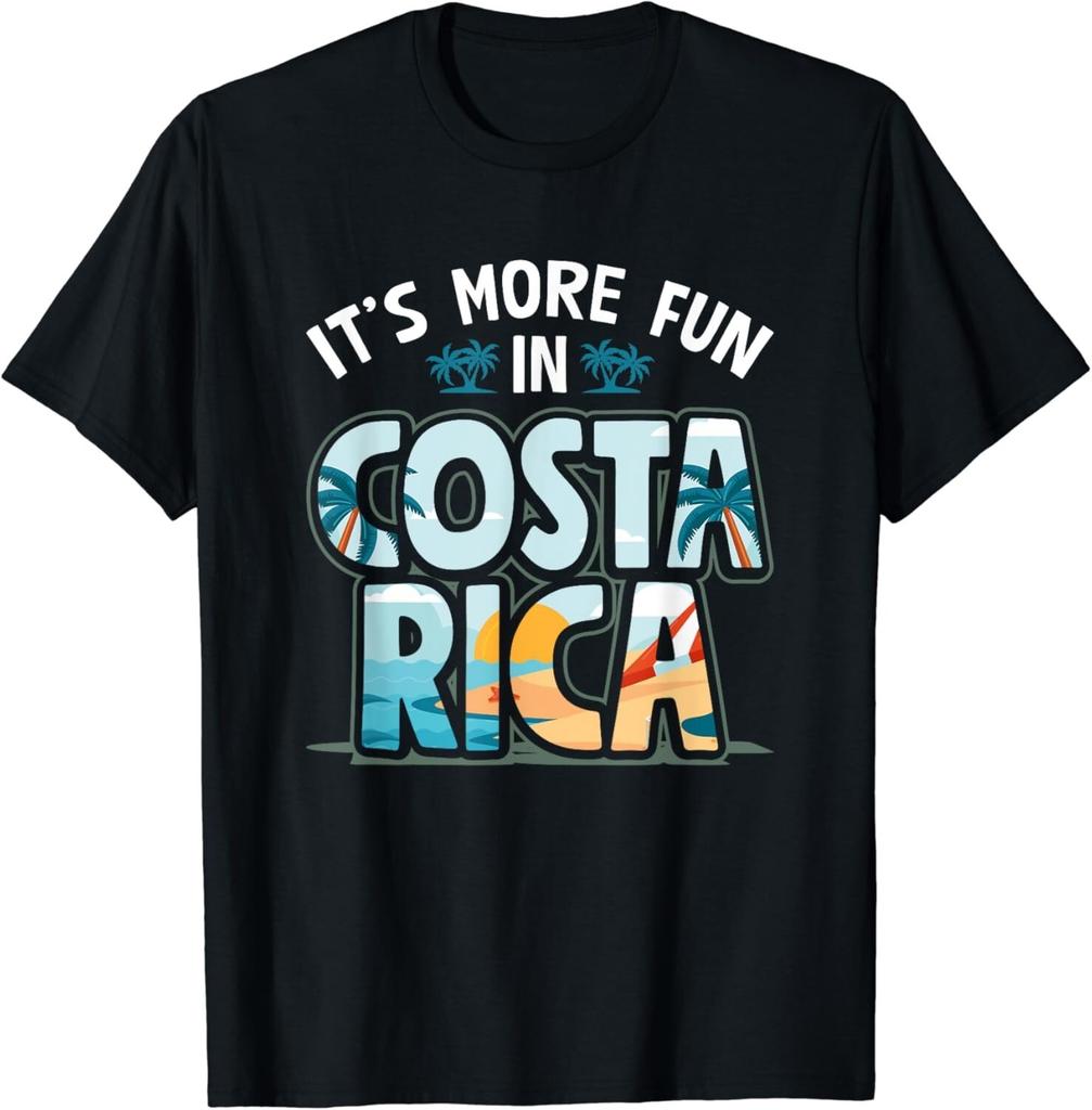 Camiseta Unisex Vacaciones Tropical Pura Vida Playa Más Diversión En Costa Rica