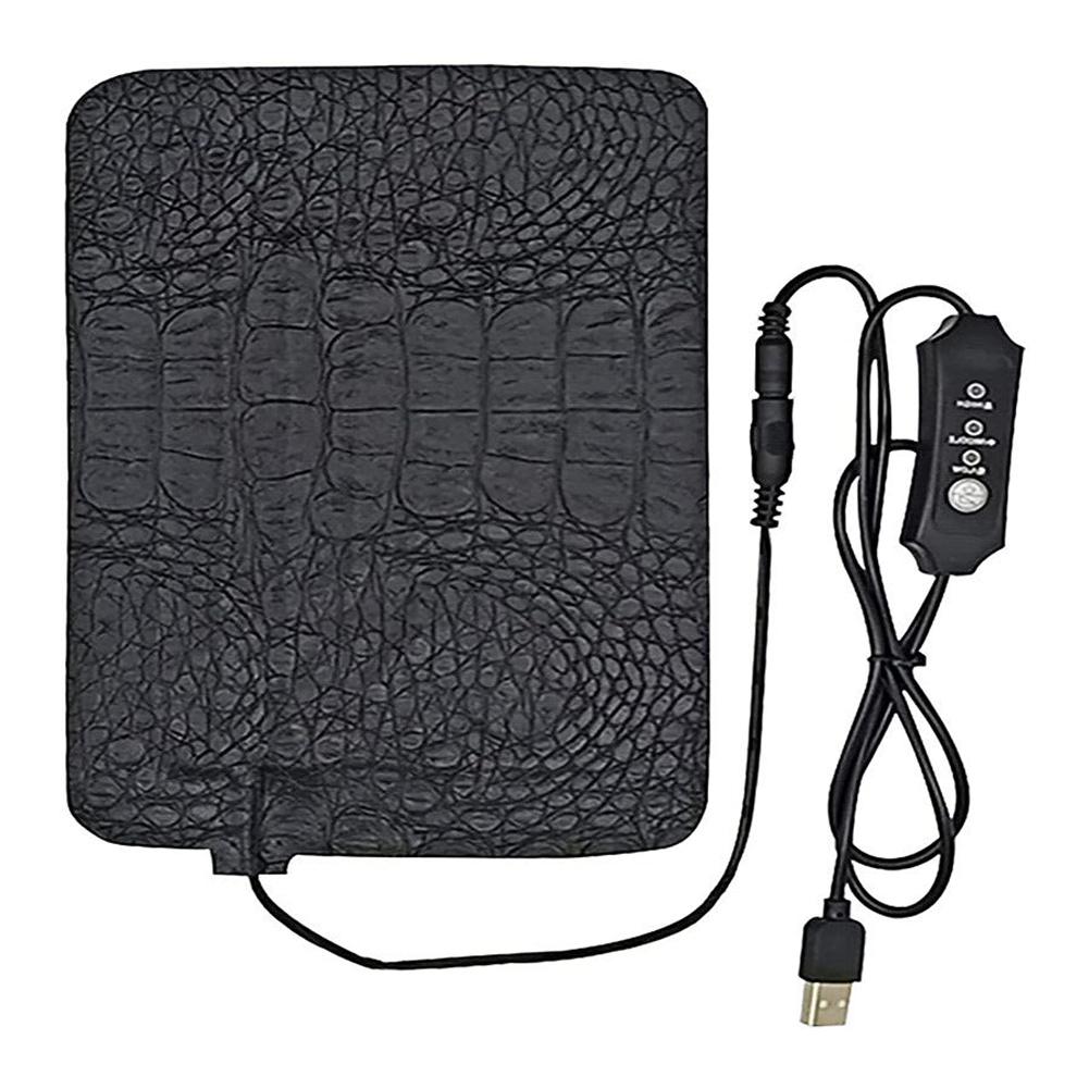 Für Zuchtbox Reptilien Heizmatte Einstellbare Temperaturmatte Innen Reptilienpflege 22x15.5cm USB Reptilien Heizmatte