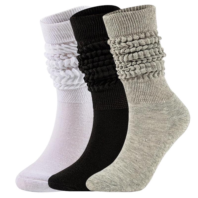 Calzini Unisex a Tubo Medio-Alto in Spugna per il Calore Autunnale e Invernale