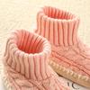 Women's Cotton Velvet Floor Socks Slippers - Soft Sole, Thickened, Maternity-Friendly, Plus Velvet